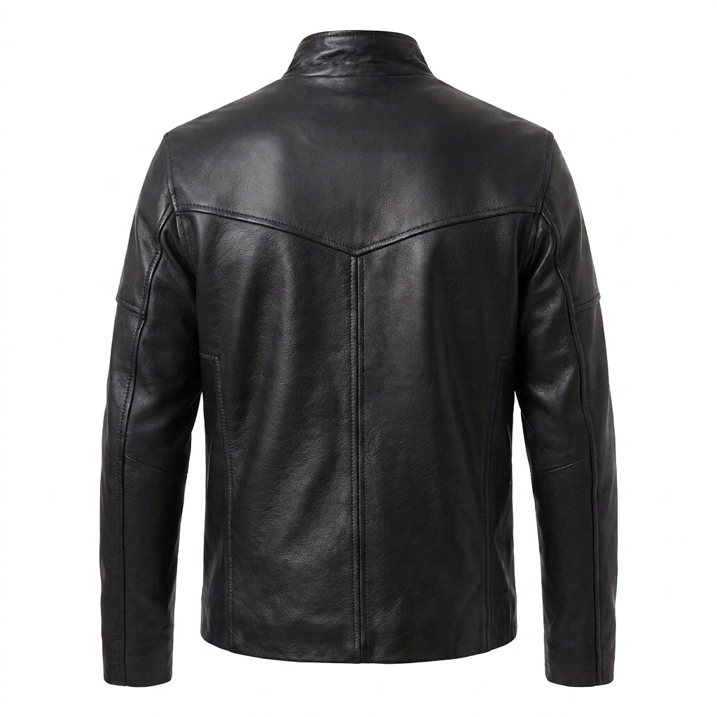 Bucky Barnes Winter Soldier Genuine Leather Jacket with Removable Arms