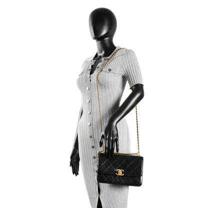 CHANEL Small Perfect Fit Flap Bag - Shiny Black
