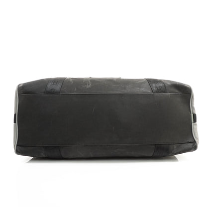 Chanel Boston Bag Nylon Gray