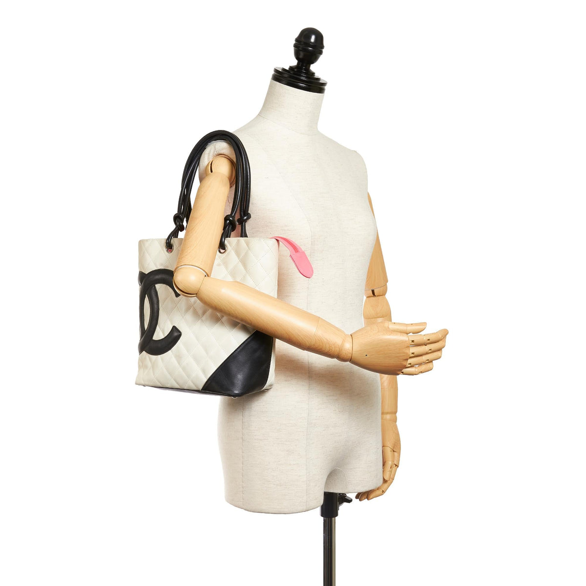 Chanel Cambon Ligne Lambskin Leather Tote Bag