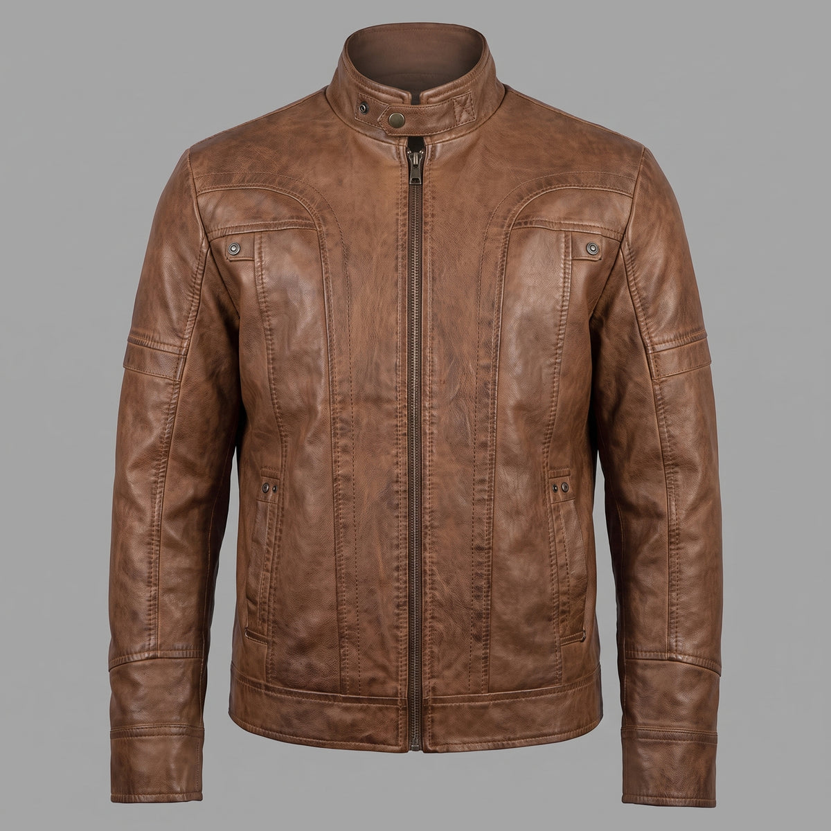 Jason Todd Red Hood Brown Leather Jacket & Vest