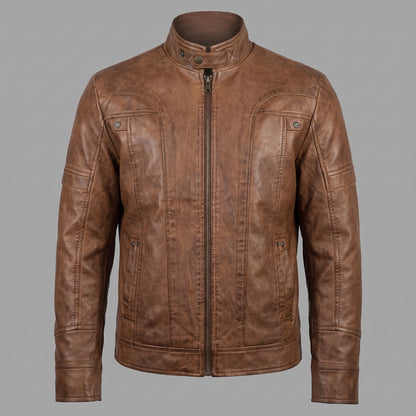 Jason Todd Red Hood Brown Leather Jacket & Vest