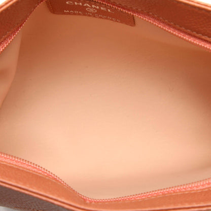 Chanel CC Caviar Leather Pouch