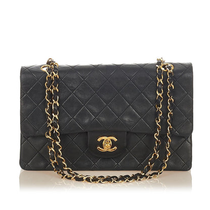 Chanel Classic Medium Lambskin Leather Double Flap Bag