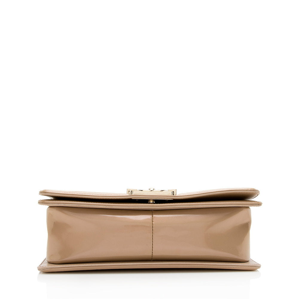 Chanel Iridescent Shiny Calfskin Old Medium Boy Bag