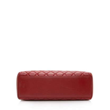Chanel Lambskin Flap CC Shoulder Bag