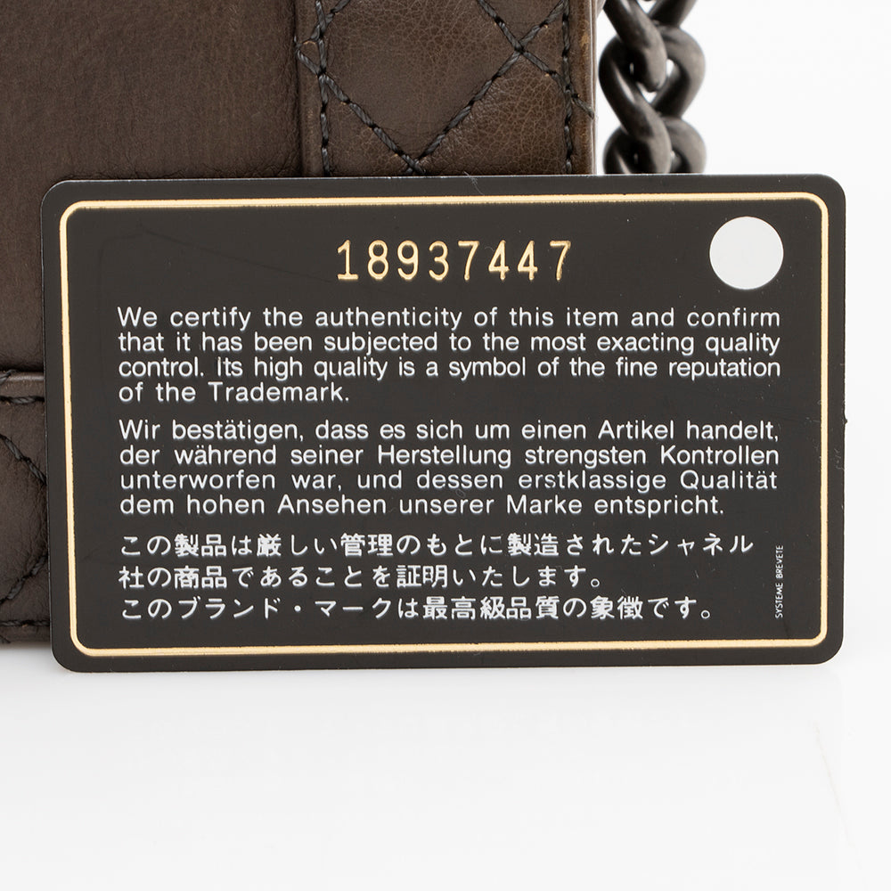 Chanel Lambskin Reverso Medium Boy Bag