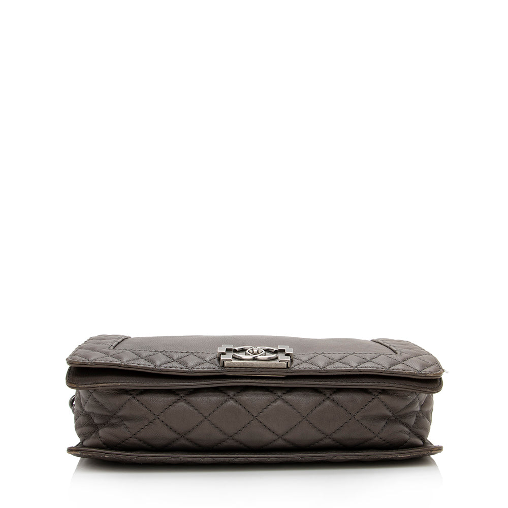 Chanel Lambskin Reverso Medium Boy Bag
