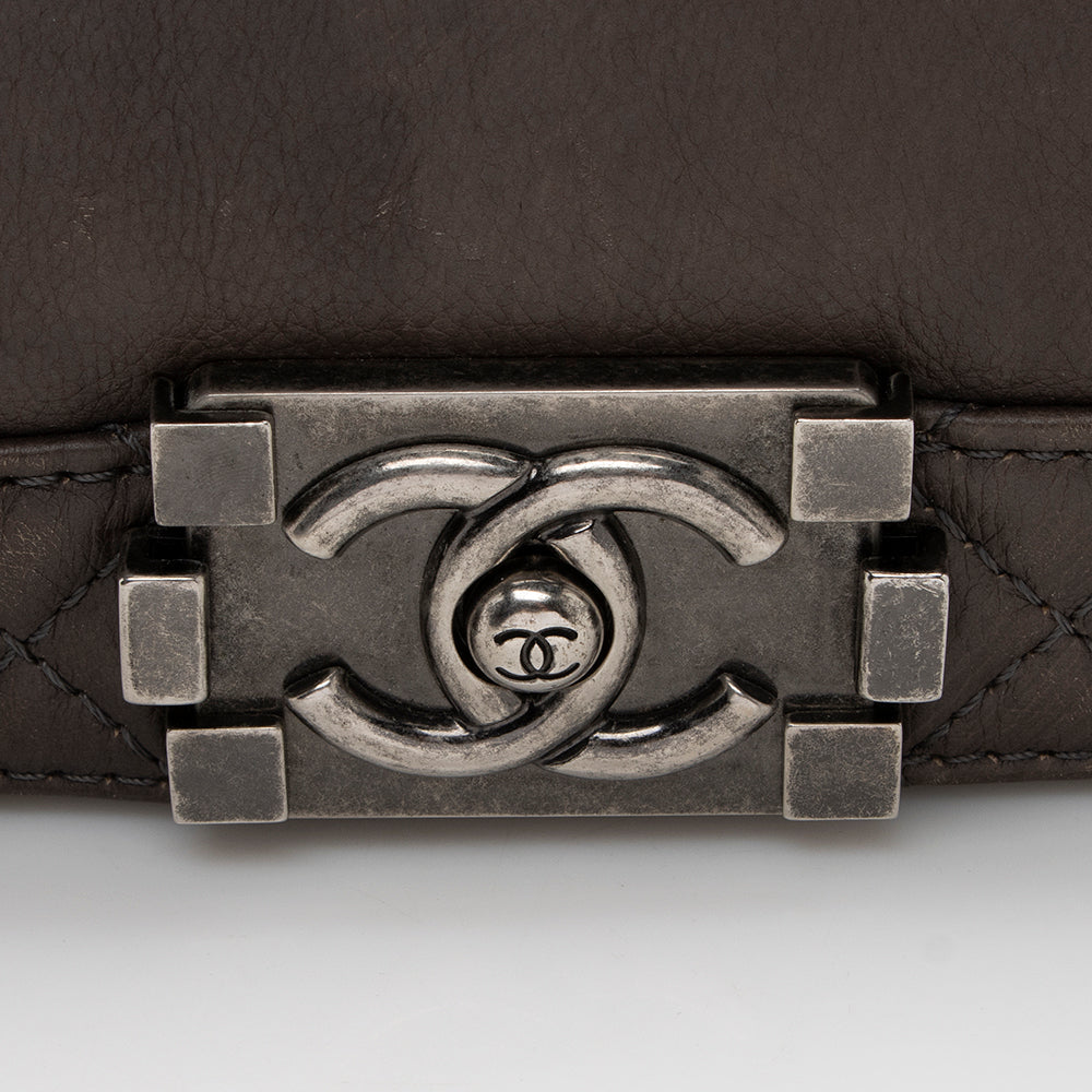 Chanel Lambskin Reverso Medium Boy Bag
