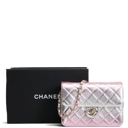 CHANEL Like A Wallet Flap - Metallic Pink