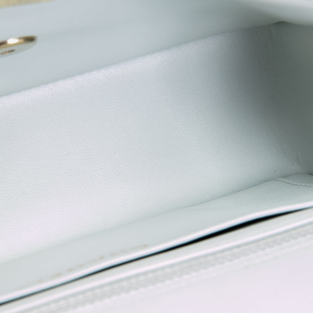 CHANEL Rectangular Mini Flap - Greyish Blue