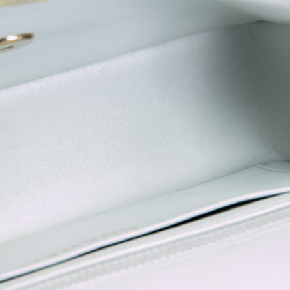 CHANEL Rectangular Mini Flap - Greyish Blue