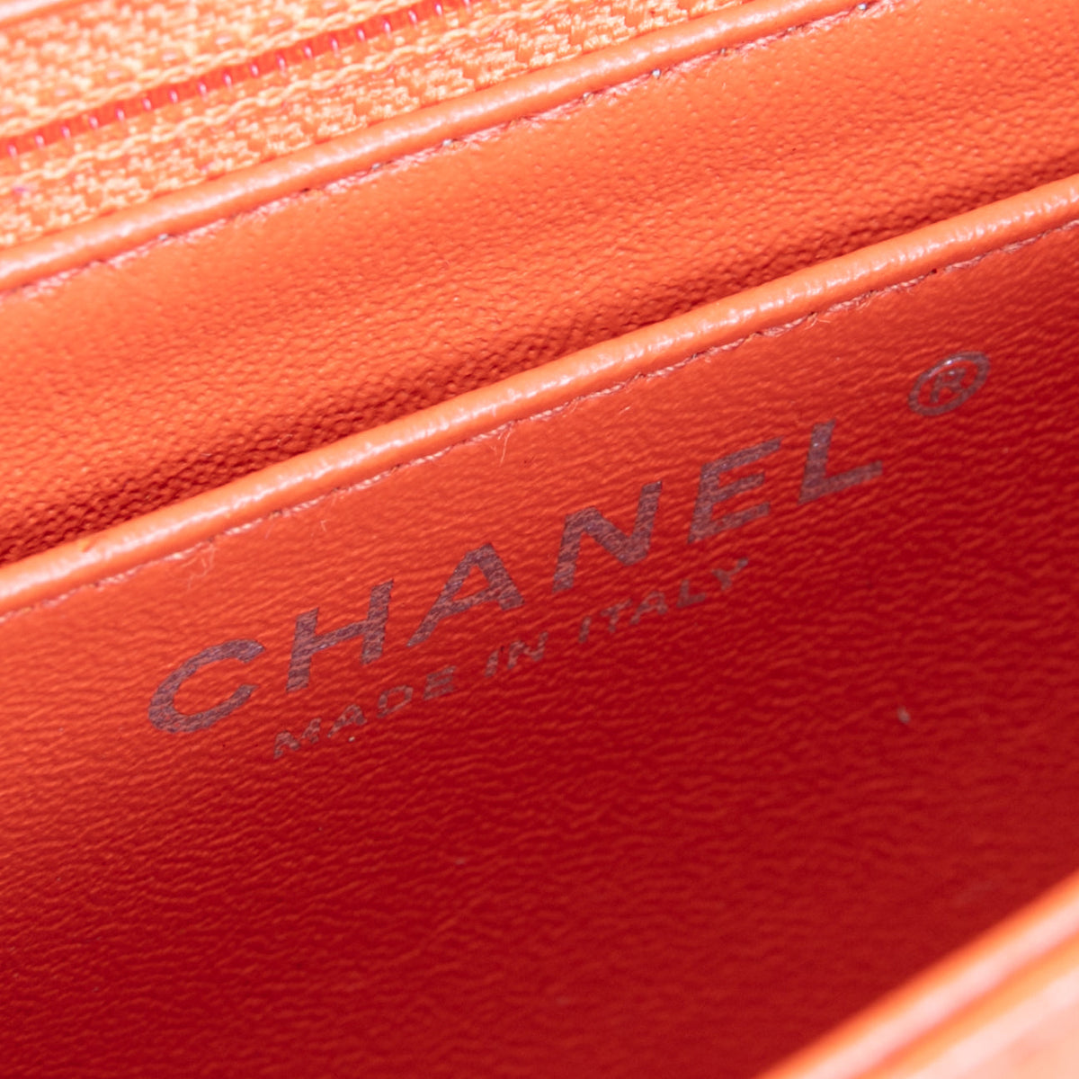 CHANEL Square Mini Flap - Orange