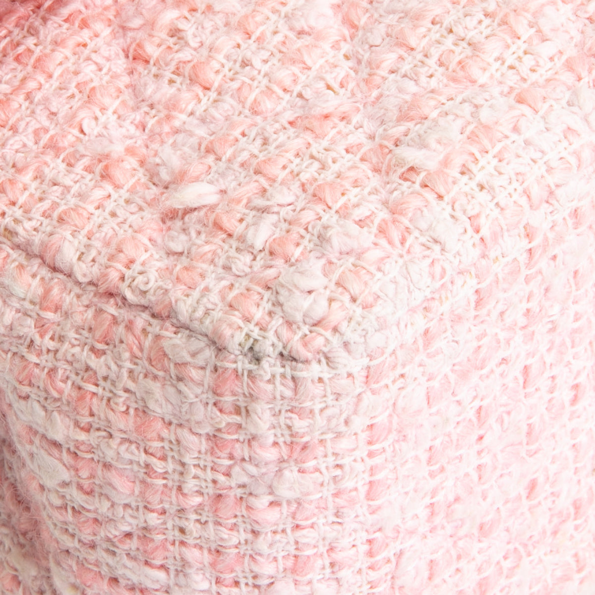 CHANEL Medium Tweed Double Flap - Pink