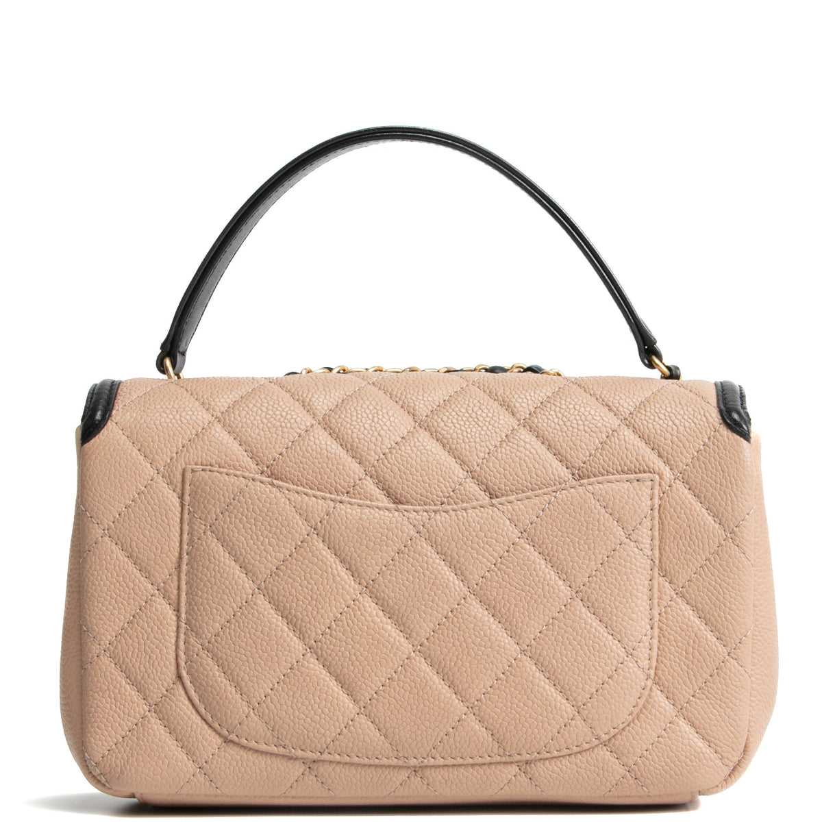 CHANEL Filigree CC Small Flap Bag  - Dark Beige