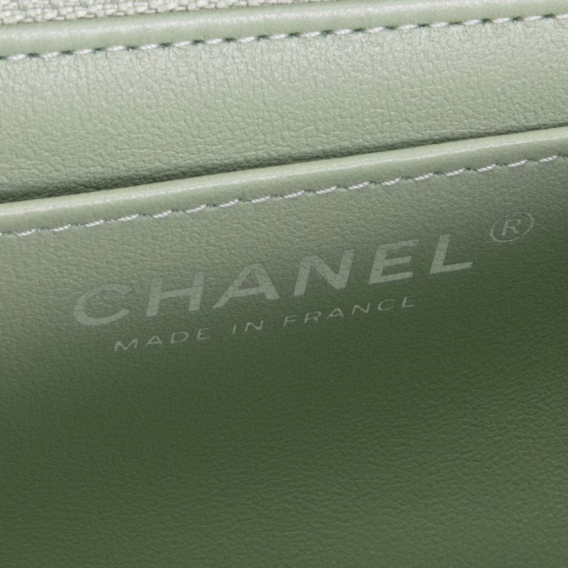 CHANEL Rectangular Mini Flap Bag - Matcha Green
