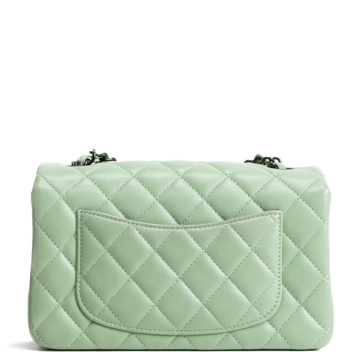 CHANEL Rectangular Mini Flap Bag - Matcha Green