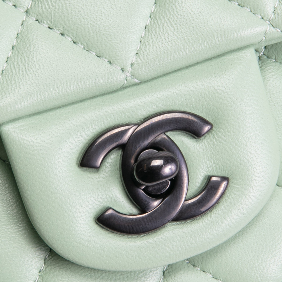 CHANEL Rectangular Mini Flap Bag - Matcha Green
