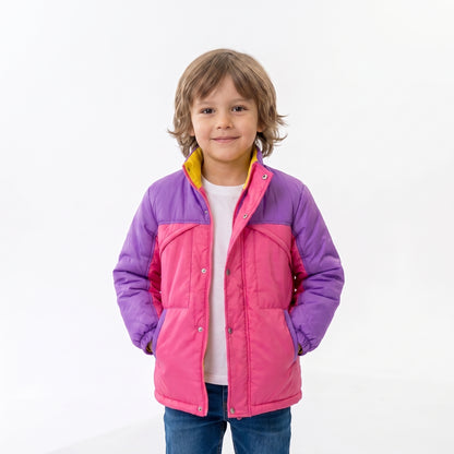 Kids Oliver Tree Inspired 90s Retro Colorblock Windbreaker Jacket