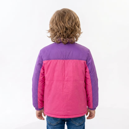 Kids Oliver Tree Inspired 90s Retro Colorblock Windbreaker Jacket