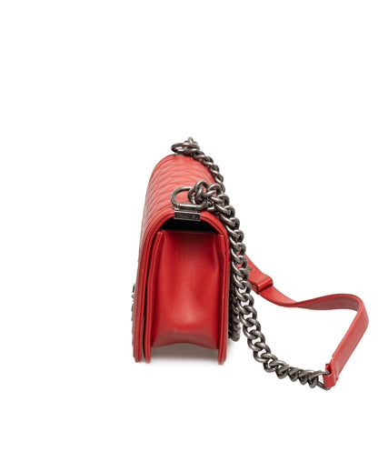 Chanel Red New Medium Boy Bag - ADL1302