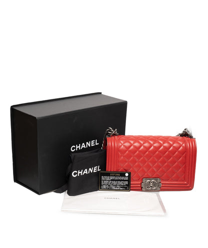 Chanel Red New Medium Boy Bag - ADL1302