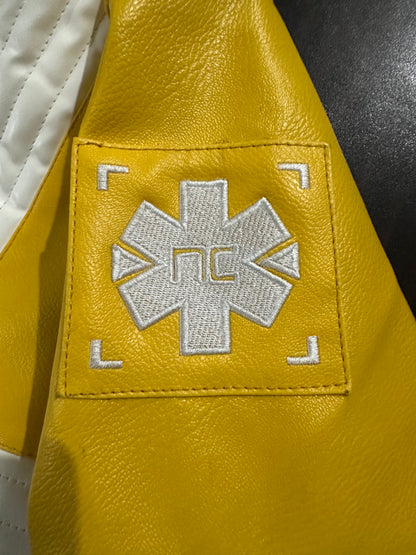 Cyberpunk 2077 Edgerunners David Martinez Yellow Leather Jacket