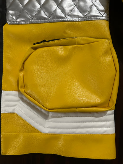 Cyberpunk 2077 Edgerunners David Martinez Yellow Leather Jacket