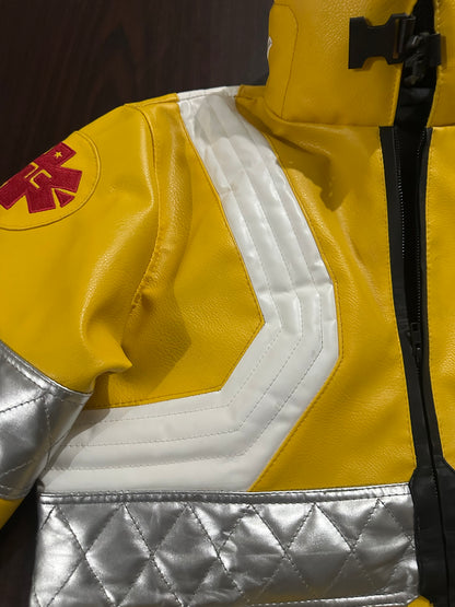 Cyberpunk 2077 Edgerunners David Martinez Yellow Leather Jacket