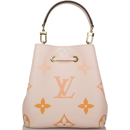 Louis Vuitton Creme Saffron By The Pool Empreinte Giant Monogram NeoNoe BB