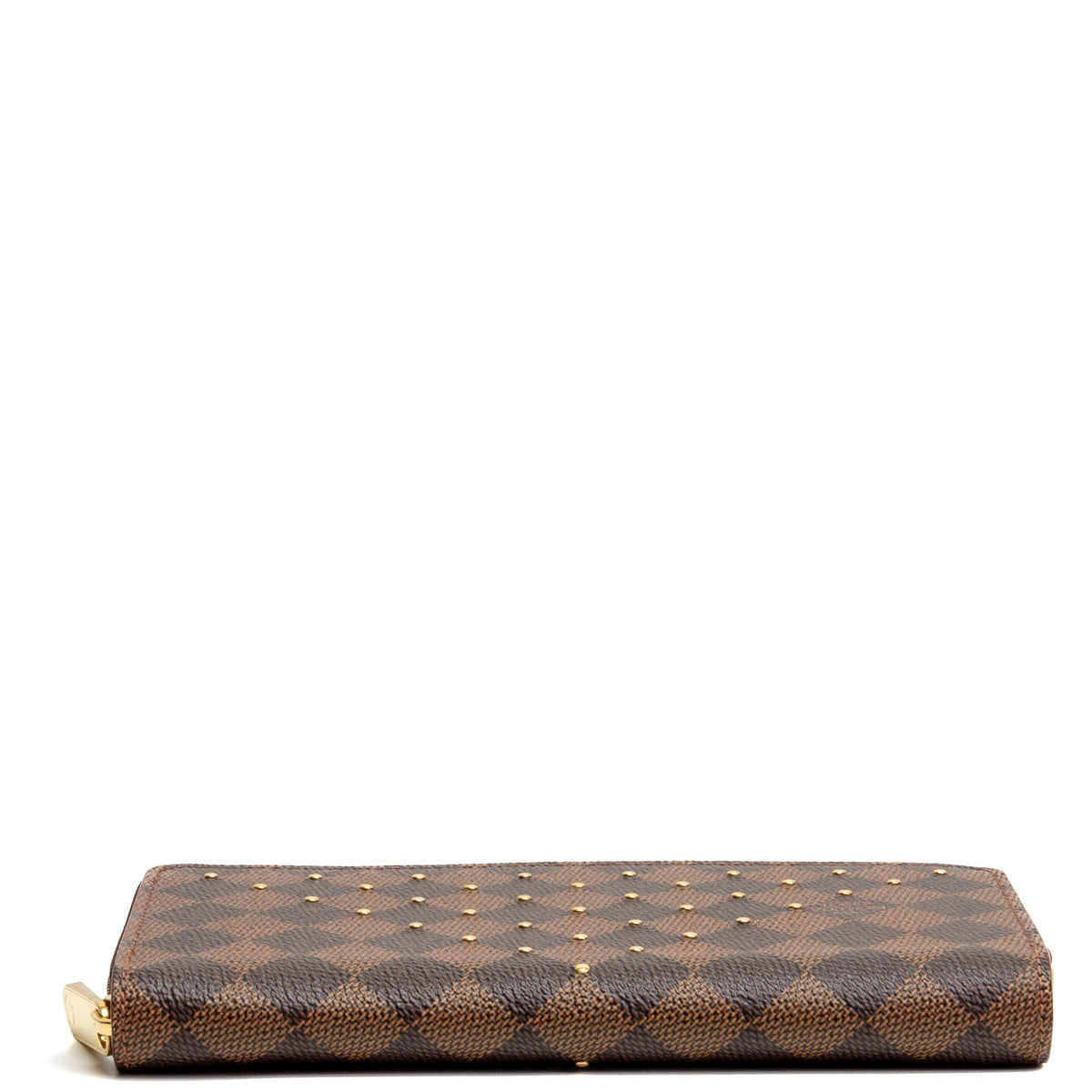 Louis Vuitton Studded Continental Wallet - Damier Ebene