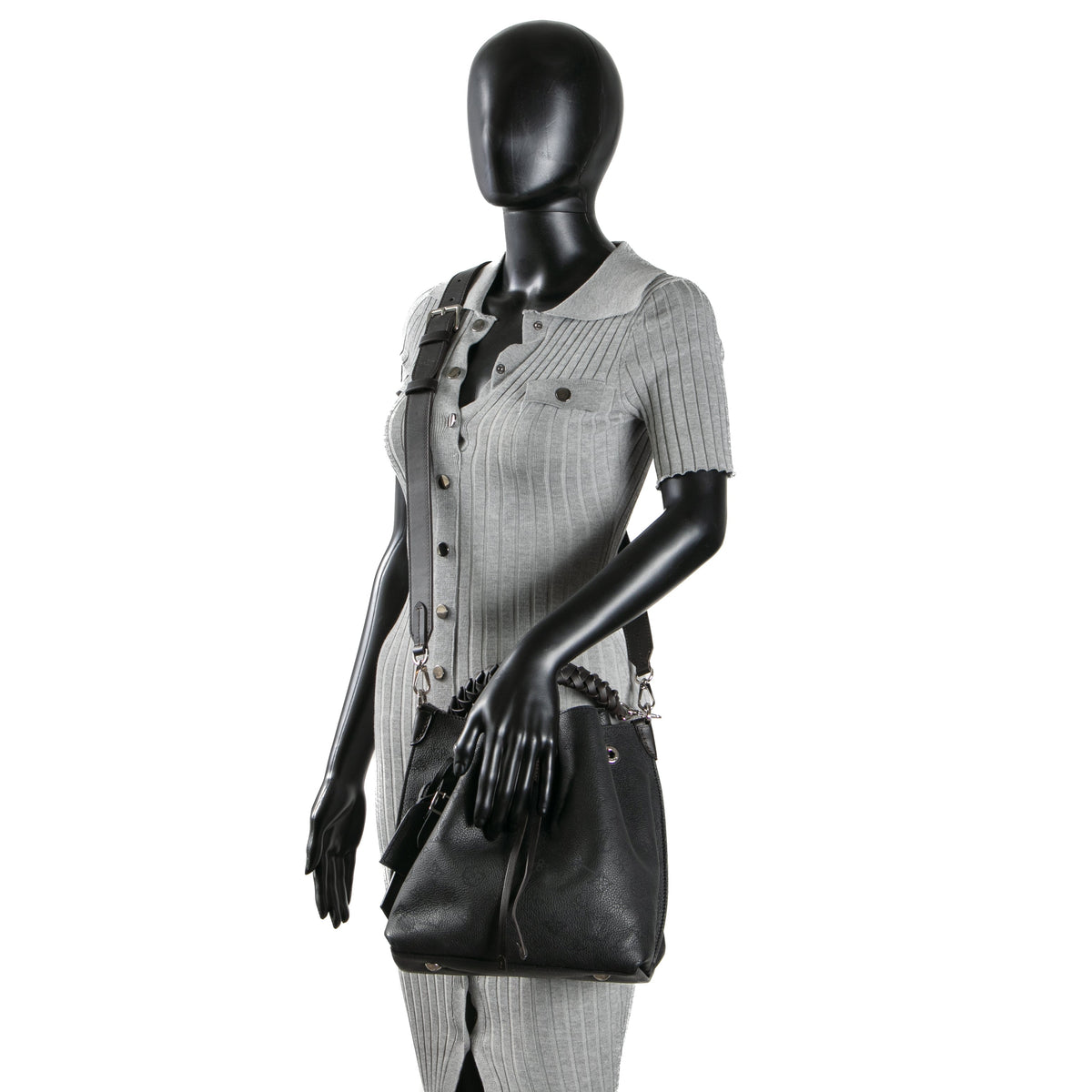 LOUIS VUITTON Mahina Muria Shoulder Bag - Black