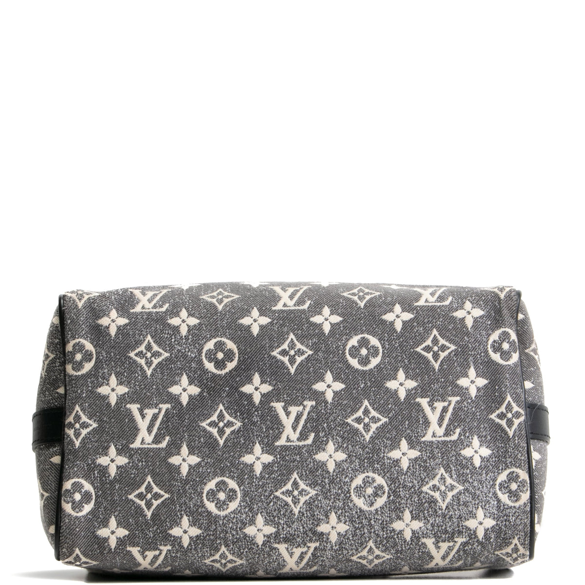 LOUIS VUITTON Monogram Jacquard Denim Speedy Bandouliere 25 - Dark Gray