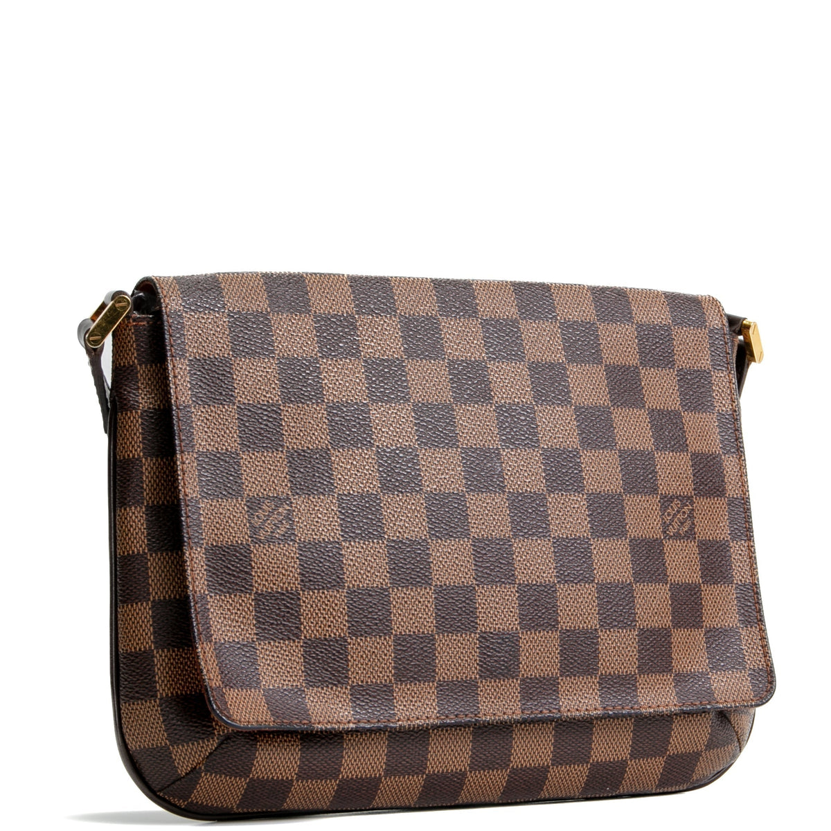 LOUIS VUITTON Musette Tango Damier Ebene - Vintage