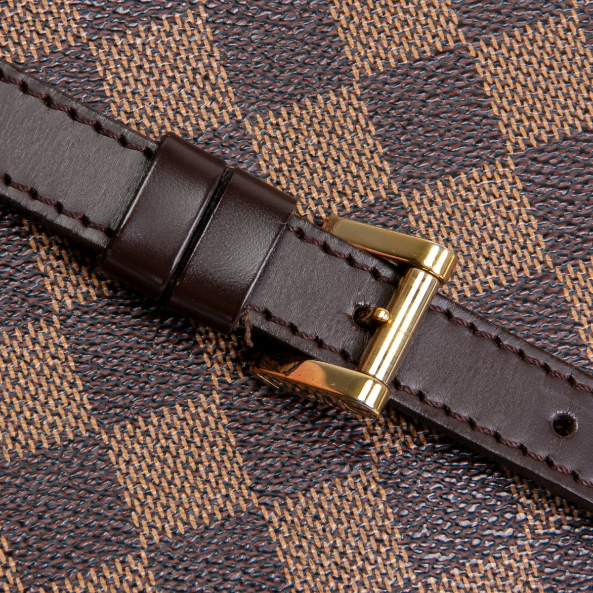 LOUIS VUITTON Musette Tango Damier Ebene - Vintage