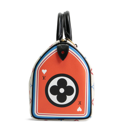 Louis Vuitton Limited Edition Monogram Game On Speedy Bandouliere 25