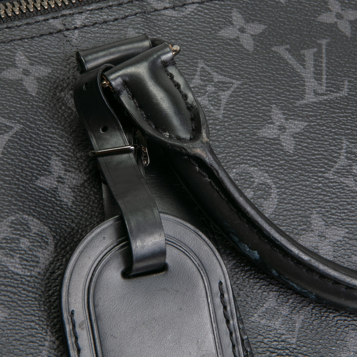 LOUIS VUITTON Keepall Bandouliere 55 Monogram Eclipse- OUTLET FINAL SALE
