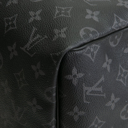 LOUIS VUITTON Keepall Bandouliere 55 Monogram Eclipse- OUTLET FINAL SALE