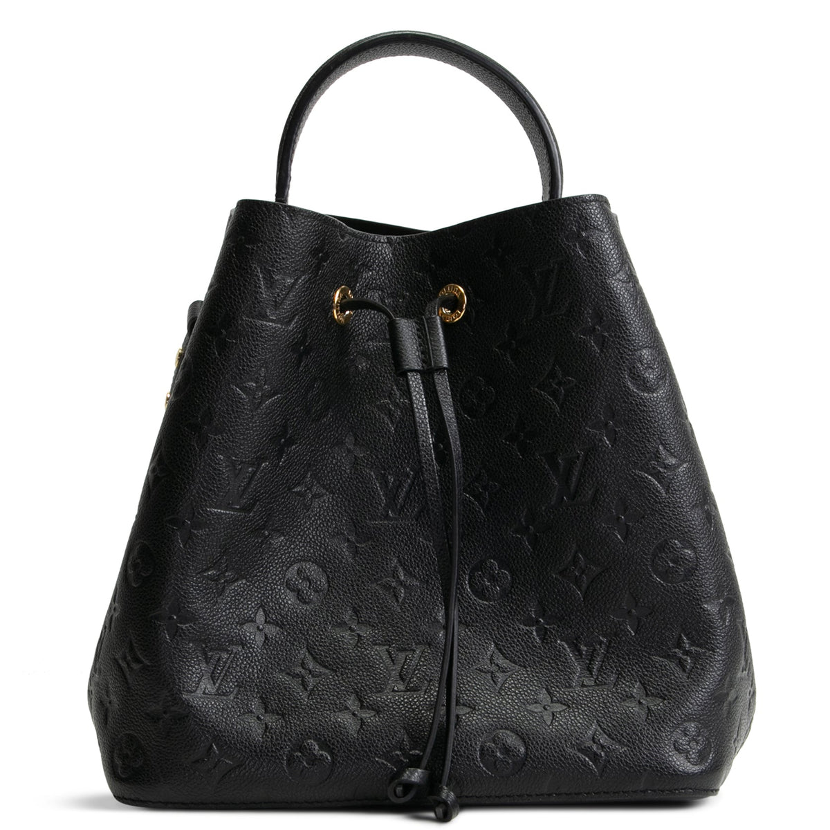 LOUIS VUITTON Monogram Empreinte NeoNoe MM - Black