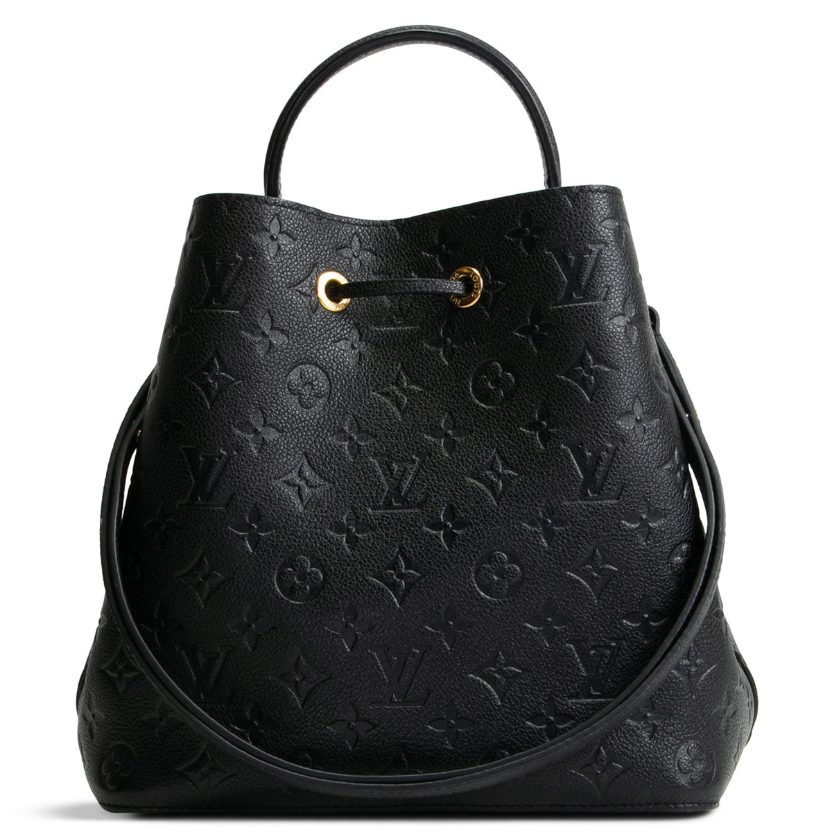 LOUIS VUITTON Monogram Empreinte NeoNoe MM - Black