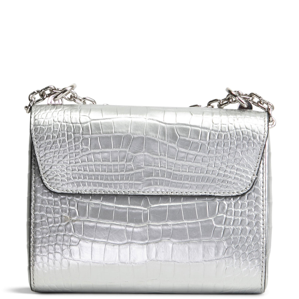 LOUIS VUITTON Crocodile Twist PM - Silver