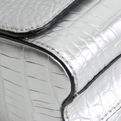 LOUIS VUITTON Crocodile Twist PM - Silver
