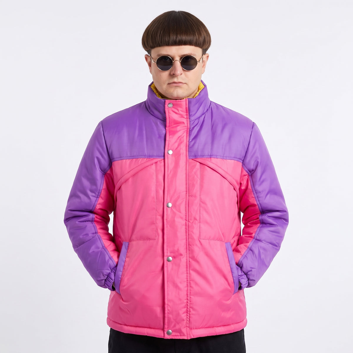 Oliver Tree Inspired 90s Retro Colorblock Windbreaker