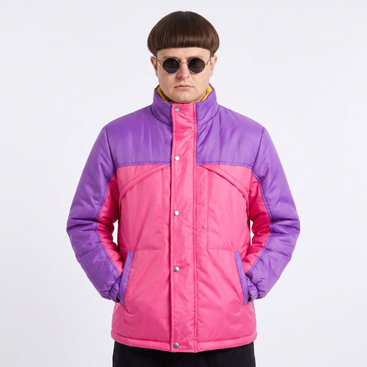 Oliver Tree Inspired 90s Retro Colorblock Windbreaker