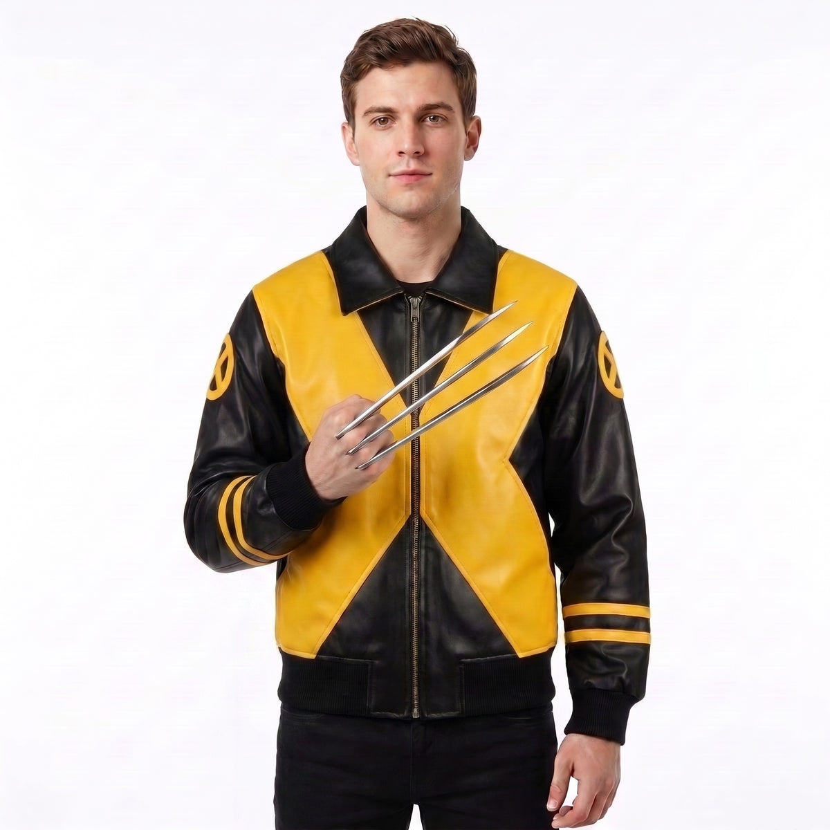 X-Men Inspired Mutant Leather Jacket