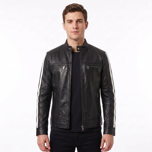 Resident Evil Vendetta Inspired Black Leather Biker Jacket