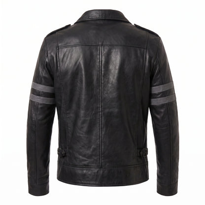 Leon Kennedy Resident Evil 6 Black Leather Jacket