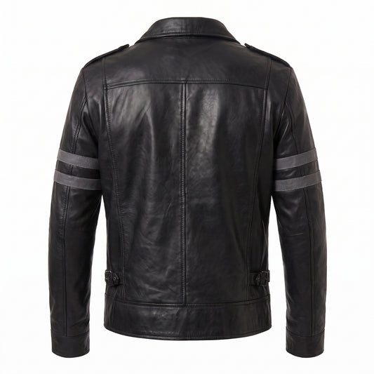 Leon Kennedy Resident Evil 6 Black Leather Jacket