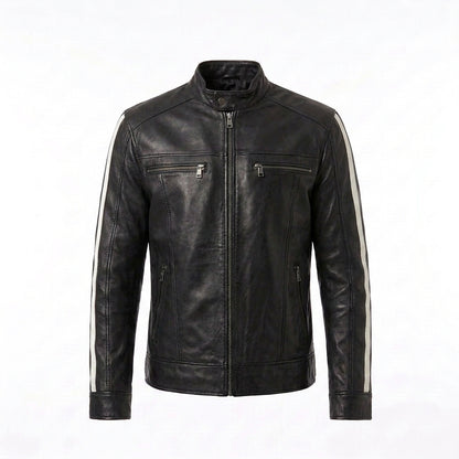 Resident Evil Vendetta Inspired Black Leather Biker Jacket