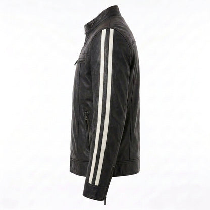 Resident Evil Vendetta Inspired Black Leather Biker Jacket